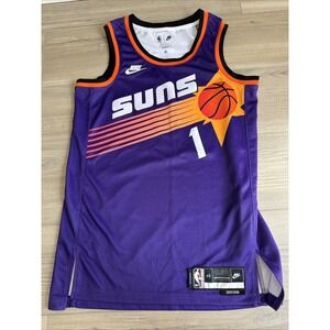 Nike Mens Size 40 S Phoenix Suns Devin Booker #1 Swingman Jersey Classic Edition